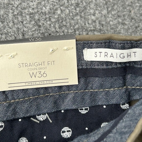 Timberland Shorts Mens 36 Brown Straight Fit Stretch Chino Flat Front Casual - Picture 5 of 14